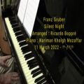 عکس فرانز ژاور گروبر - شب خاموش (شبی ساکت) پیانو : نریمان خلق مظفر - ۱۴۰۰/۱۲/۲۰