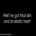 عکس لیریکس ویدیو Sia - Elastic Heart