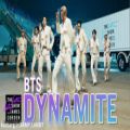 عکس اجرای آهنگ Dynamite از گروه BTS در برنامه The Tonight Show