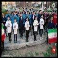 عکس اجرای گروه سرود کشوری زینبیون در شبکه 3