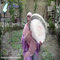 عکس تکنوازی دف - دف نوازی با ریتم آهنگ مدد از تنبور - موسیقی سنتی و اصیل ایرانی