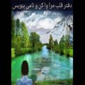 عکس شعر زیبا و عاشقانه و احساسی/شاعر علی اصغر داوری با صدای فاطمه محمدی