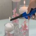 عکس آموزش شمع تزئینی روی آب