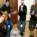 عکس اجرای زنده علی پرمهر با گیتار در باکو(آهنگ ناز المه)