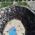 عکس اجرای سرود سلام فرمانده در بوستان مارلیک کرج