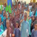 عکس سرود سلام فرمانده توسط کودکان نیجریه‌