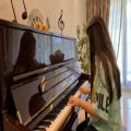 عکس نوازندگی پیانو ، غزل جانفزا، گل سنگم