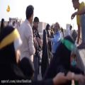 عکس پخش نماهنگ سلام فرمانده در بندر عامری