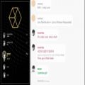 عکس توزیع خط آهنگ Lady Luck از گروه EXO به همراه متن ترانه رنگی شده