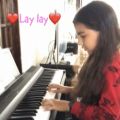 عکس آهنگ لای لای - lay lay - اجرای پیانو از زهرا