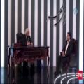 عکس گفتگوی رسول نجفیان و مسعود نکوئی در تلوبیون و شبکه پنج جشنواره نوای مهر