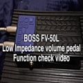 عکس تست افکت گیتار الکتریک باس BOSS FV-50L Electric Guitar Effects | داور ملودی