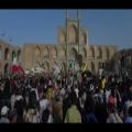 عکس اجرای سرود سلام فرمانده در شهر یزد