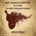 عکس دانلود کنسرتوی شماره 5 باخ (BWV 1056 in G minor)