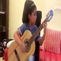 عکس باخ _ملیکا بلندهمتی 7 ساله_ نابغه گیتار کلاسیک جهان