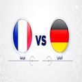 عکس تبلیغات بازی فرانسه و آلمان به زبان عربی