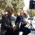 عکس نی زنی و مداحی سر خاک مزار مداح با نی ۰۹۱۲۰۰۴۶۷۹۷ فلوت و خواننده در تهران و شهرس