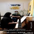 عکس اجرای پیانو آهنگ بگذر زمن ای آشنا توسط هنرجوی عباس عبداللهی مدرس پیانو