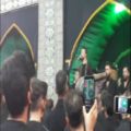 عکس نوحه خوانی مصطفی راغب در حسینیه بزرگ فهادان در یزد - مداحی - اربعین