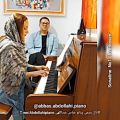 عکس اجرای پیانو قطعه سونات شماره یک بتهون توسط هنرجوی عباس عبداللهی مدرس پیانو