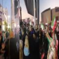 عکس کنسرت لری مامور یگان ویژه برای مردم ، فلکه صادقیه بعد از برد ایران مقابل ولز
