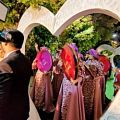 عکس ای بانو/بانوان دف نواز شیراز/ساقدوش های ملکه در تالارارسلان