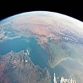 عکس زمین از ایستگاه فضایی