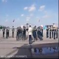 عکس اجرای جالب و دیدنی ارکستر نظامی قزاقستان - آهنگ PSY