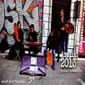 عکس نوازندگی زیبا در خیابان استقلال استانبول