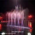 عکس آبنمای موزیکال رقصان دریاچه آهنشهر بافق