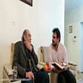 عکس گفتگو استاد حسین خواجه امیری با محمد فرزین ذوالقدر