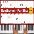 عکس آموزش آهنگ Fur Elise بتهون با پیانو