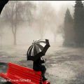 عکس دکلمه ی زیبای بزن بارون از مینا ملکی، هنرمند نابینا