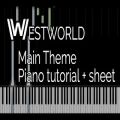 عکس آموزش آهنگ Main Theme Westworld (piano tutorial