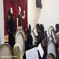 عکس تمرین گروههای دف نوازیالبرز و خاتون اصفهان