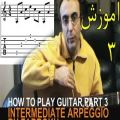 عکس Persian Guitar Arpeggio آموزش گیتار ایرانی ریتم آرپژ