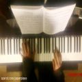 عکس آموزش پیانو- پیانو کاغذی- آهنگ جان مریم