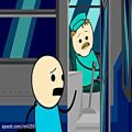 عکس انیمیشن خل و چل ها با دوبله فارسی(در انتظار اتوبوس)