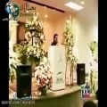 عکس اجرای زنده و مداحی معین در مراسم ختم مادرش