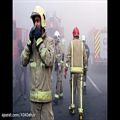 عکس در سوگ دوستان آتشنشانی تهران