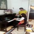 عکس اجرای پیانوی بسیار زیبا توسط هنرجوی عزیزم (یگانه)