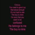 عکس the boy is mine lyrics
