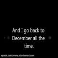 عکس Back to December- Taylor Swift lyrics