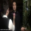 عکس گفتگو با حافظ ناظری در حاشیه قدردانی از اصغر فرهادی