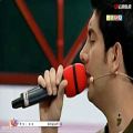 عکس اجرای زنده آهنگ ماه عسل توسط فرزاد فرزین خندوانه