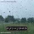 عکس تلاوت بسیار زیبای قرآن همراه صدایی رویایی باران رحمت