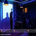 عکس اجرای اثر «کنارم» توسط رض در گردهمایی هیپ هاپ ۹۵