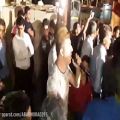عکس عباس مرادی اجرای آهنگ لری در جشن عروسی شلوغ
