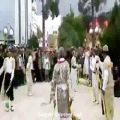 عکس رقص لری مردان با ساز و نقاره در میدان مرکزی شهر دهدشت