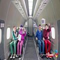 عکس موزیک ویدیویی از گروه OK_GO ، در هواپیمای در حال سقوط!